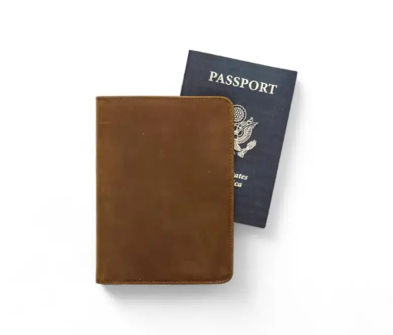 Handmade Leather Passport Cover