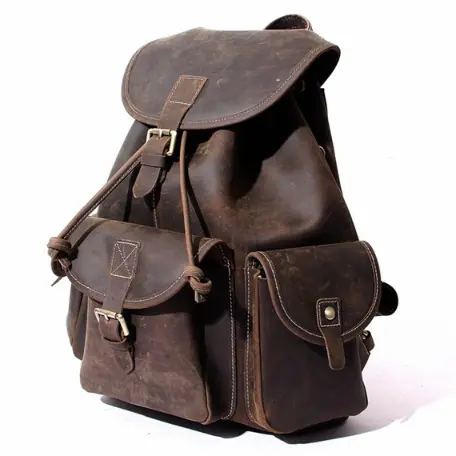 Trendy Leather Backpack