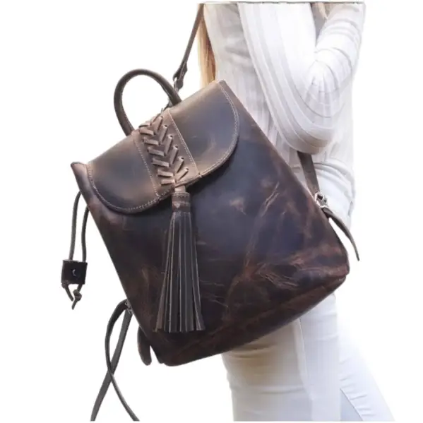 Leather Backpack