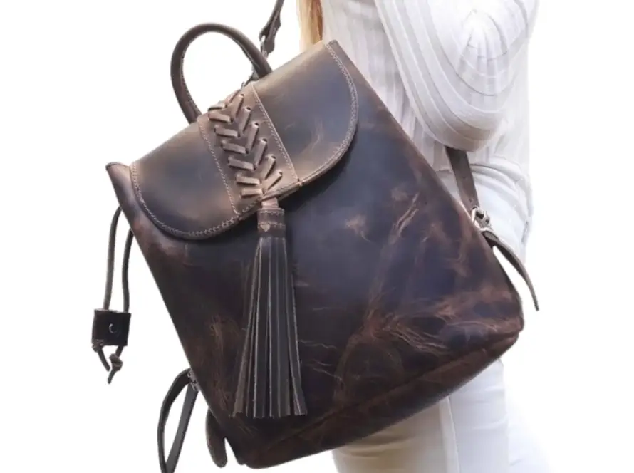 Leather Backpack