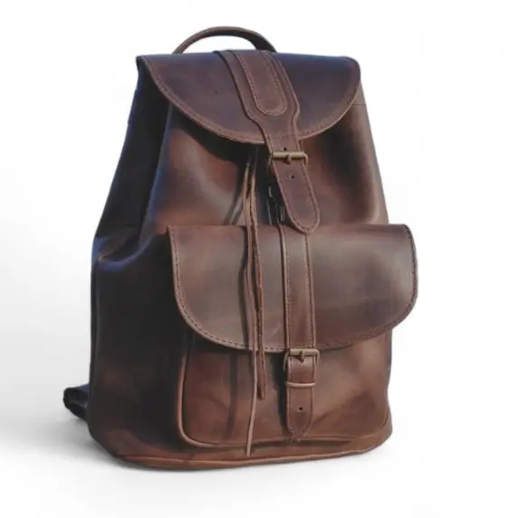 Vintage Leather Backpack