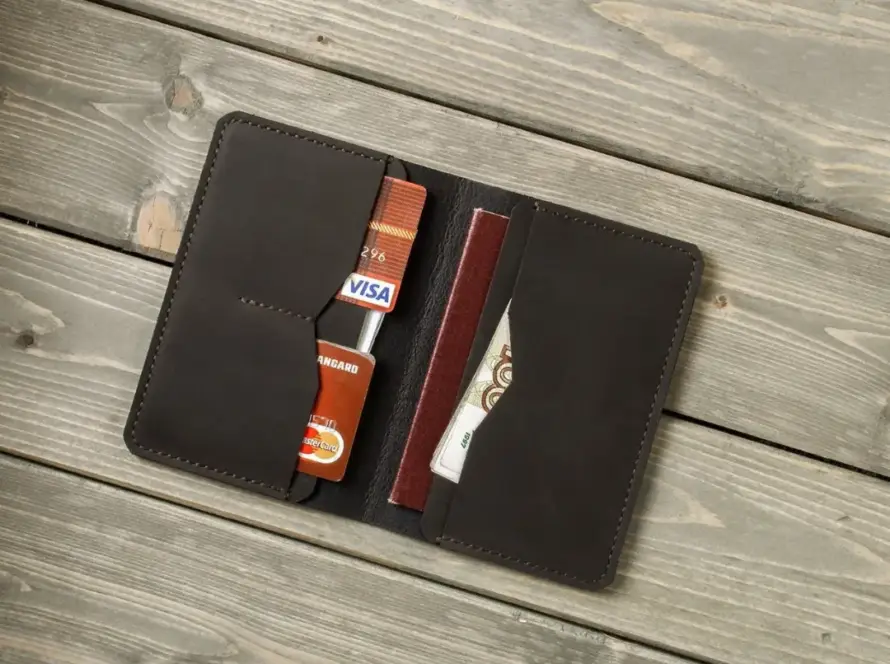Genuine Leather Passport Case