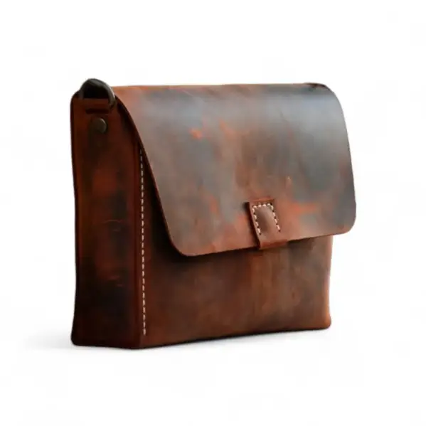 Rustic Leather Sling Bag