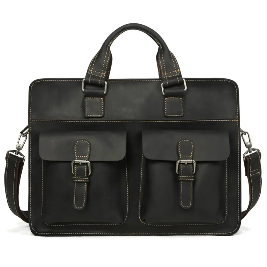 Leather Laptop Bag - Image 2