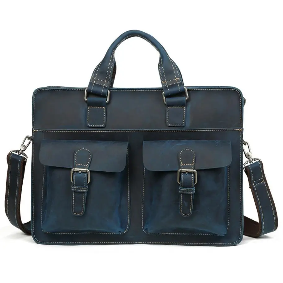 Leather Laptop Bag - Image 4