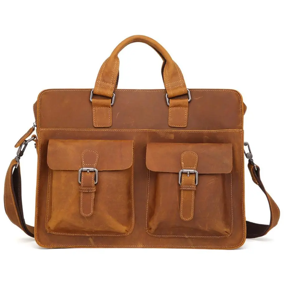 Leather Laptop Bag - Image 5