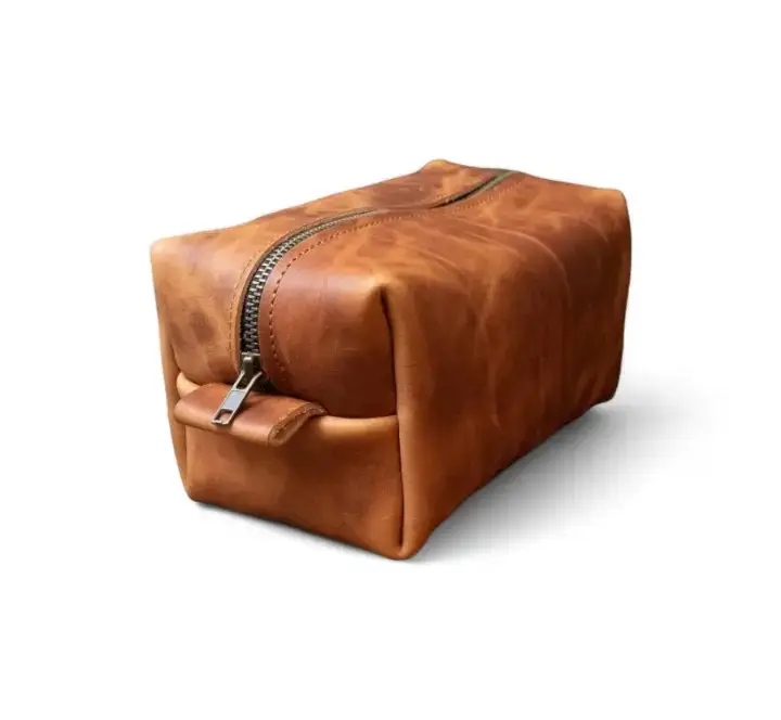 Tan Toiletry Kit for Men