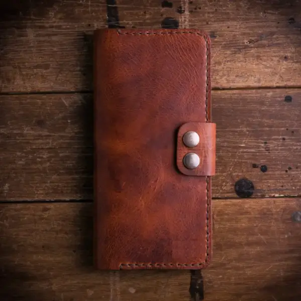 Handcrafted Leather Passport Sleeve for Travel