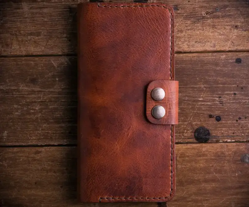 Handcrafted Leather Passport Sleeve for Travel